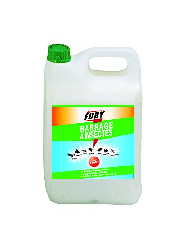 Lot 2 FURY fumigène insecticide tous insectes volant rampant mouche